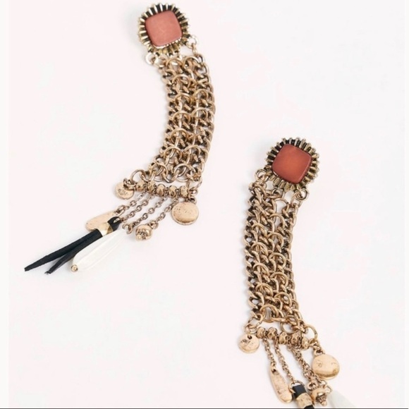 NWT Free People  Valerie Stone Earrings - Picture 2 of 8